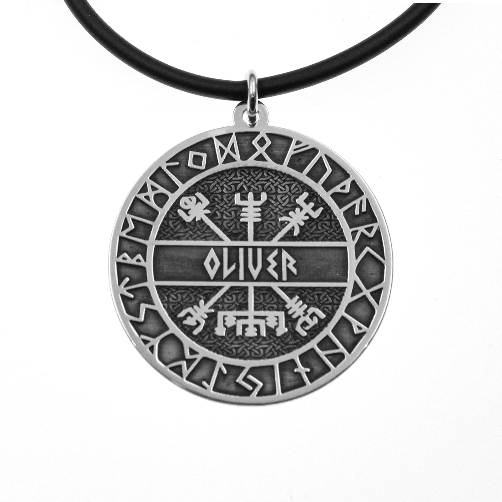 Colgante vikingo personalizado plata