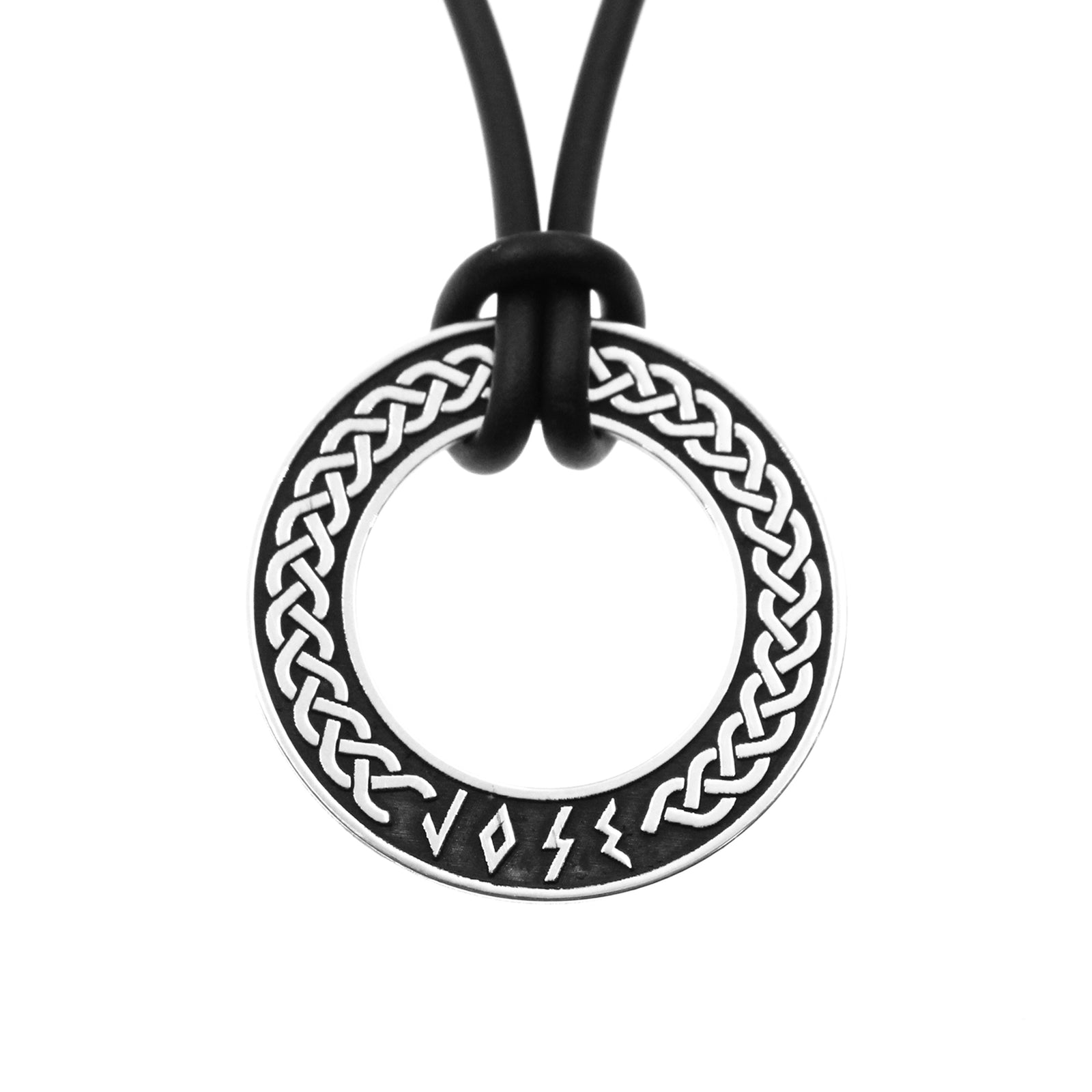 Colgante Celta de Plata Personalizado con Nombre – Diseño Nórdico