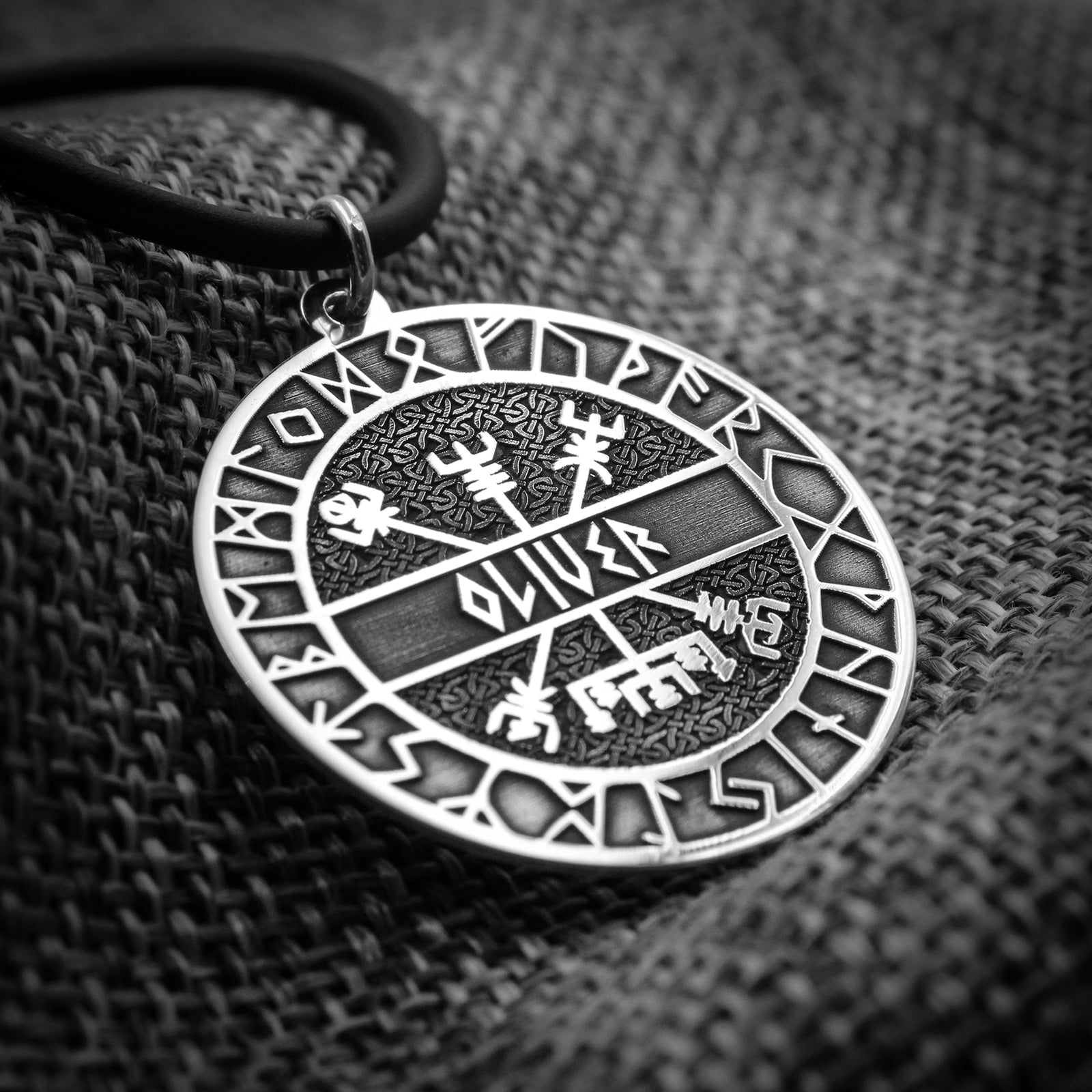 Colgante vikingo personalizado plata