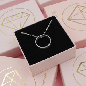 Alianza de plata convertible en colgante