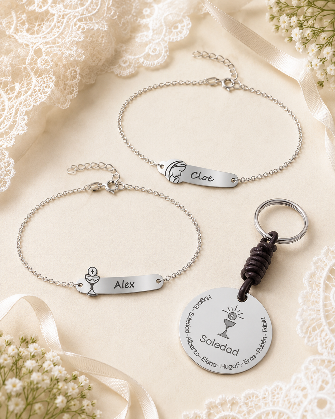Personalización de joyas para Primera Comunión
