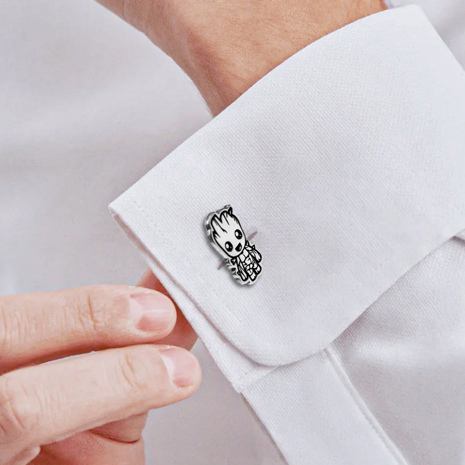 Gemelos de Plata Inspirados en Groot