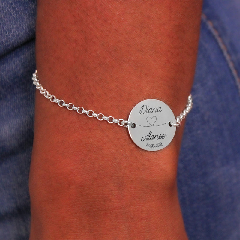 Pulsera de plata forever